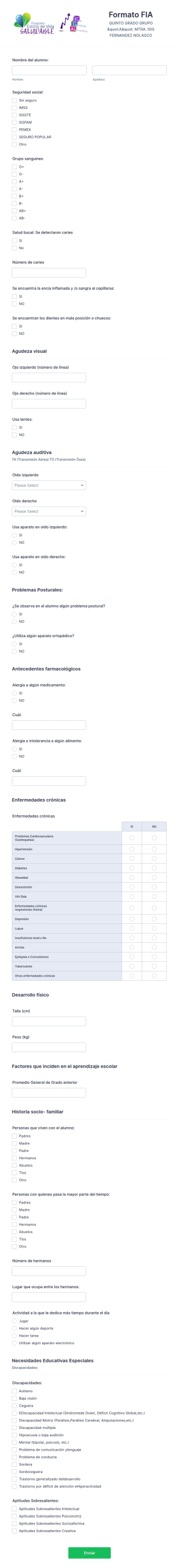 Formato FIA