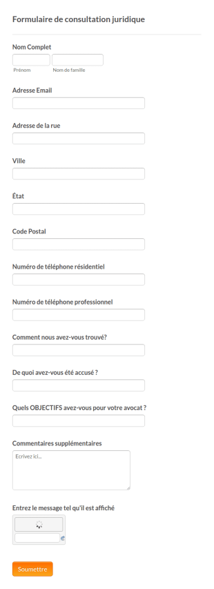 Forme Juridique De La Pétition