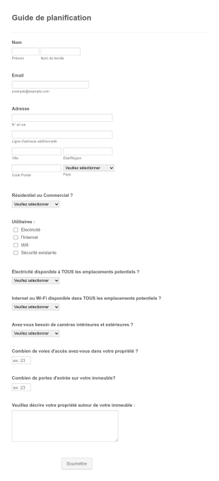 Formulaire D'admission Du Client Immobilier