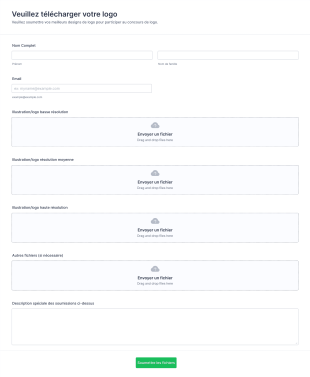 Formulaire De Concours De Logo Form Template