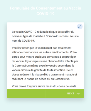 Formulaire De Consentement Au Vaccin COVID 19