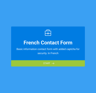 Formulaire De Contact Basique Form Template