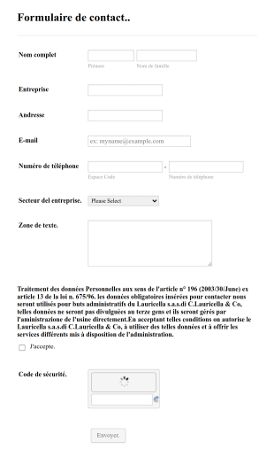 Formulaire De Contact Basique