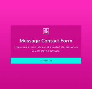 Formulaire De Contact En Français Form Template
