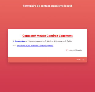 Formulaire De Contact Organisme Locatif Form Template