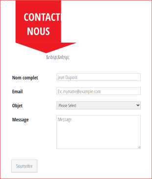 Formulaire De Contact Rapide