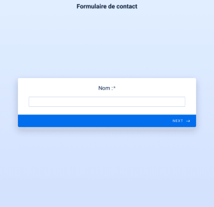 Formulaire De Contact Form Template
