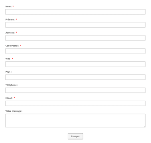 Formulaire De Contact Form Template