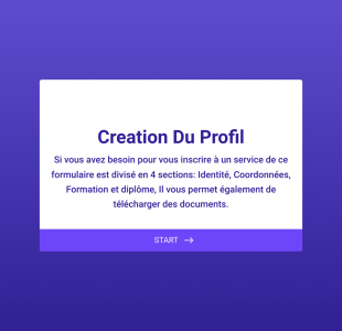 Formulaire De Création De Profil Form Template