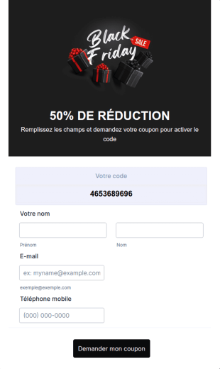 Formulaire De Demande De Coupon