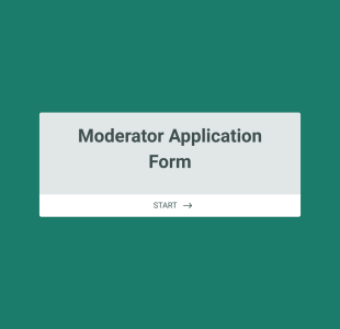 Formulaire De Demande De Modérateur Pour Le Chat Form Template