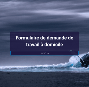Formulaire De Demande De Travail à Domicile Form Template