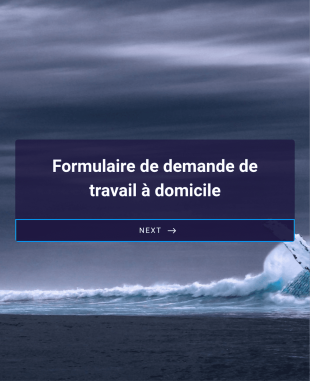 Formulaire De Demande De Travail à Domicile