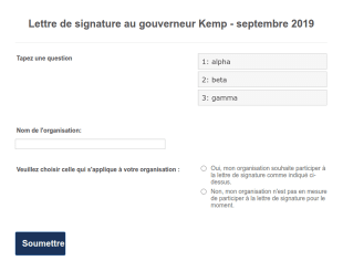 Formulaire De Lettre De Signature