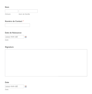 Formulaire De Pré Rendez Vous Covid 19 Form Template
