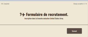 👨‍✈️ Formulaire De Recrutement. Form Template