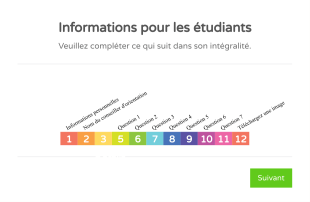 Formulaire De Renseignements Sur L'étudiant Form Template