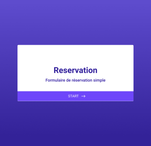 Formulaire De Réservation D'activités Form Template