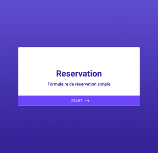 Formulaire De Réservation D'activités