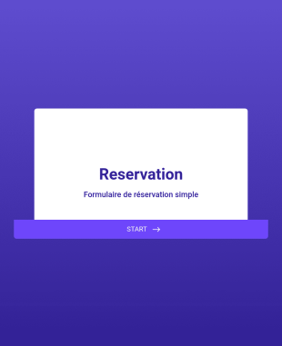 Formulaire De Réservation D'activités