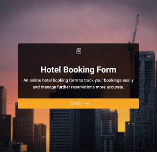 Formulaire De Réservation D'hôtel Form Template