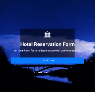 Formulaire De Réservation Hotelière