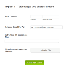 Formulaire De Téléchargement De Photos