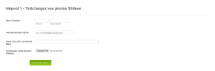 Formulaire De Téléchargement De Photos