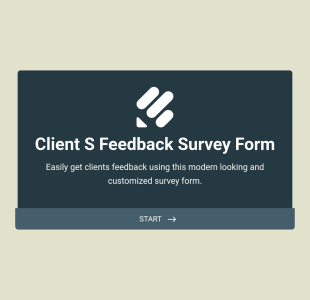 Formulaire D'enquête Clients