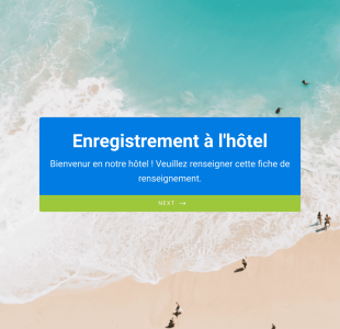 Formulaire D'enregistrement à L'hôtel Form Template