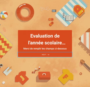 Formulaire D'évaluation Année Scolaire Form Template