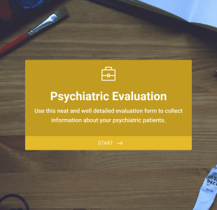 Formulaire D'Evaluation Psychiatrique Form Template