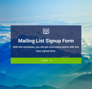 Formulaire D'inscription à La Liste De Diffusion Form Template