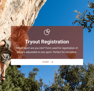 Formulaire D'inscription à Un Club Sportif Form Template