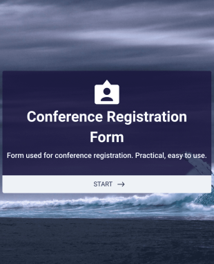 Formulaire D'inscription Aux Conférences Avec Paiement Form Template