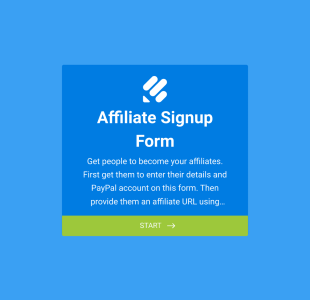 Formulaire D'inscription D'affiliation Form Template