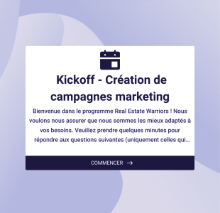 Formulaire Kickoff Pour Création De Publicités Form Template