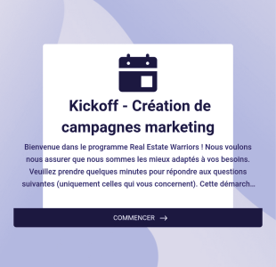 Formulaire Kickoff Pour Création De Publicités