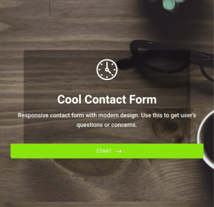 Formulaire Moderne De Contact