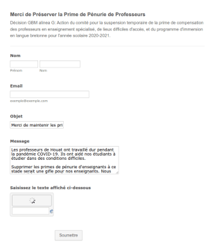 Formulaire Relatif à La Législation