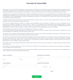 Formular Für Autounfälle