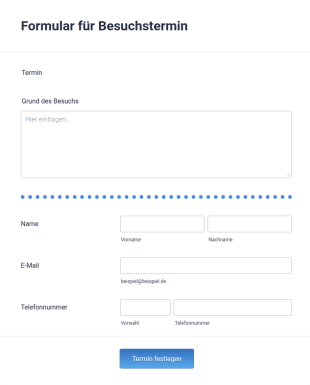 Formular Für Besuchstermin