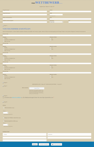 Formular Für Den PPMT Print Wettbewerb Form Template