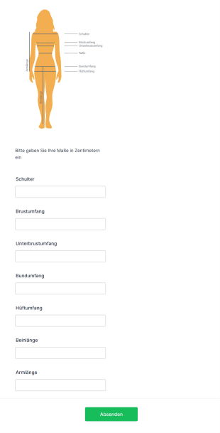 Formular Für Körpermaße