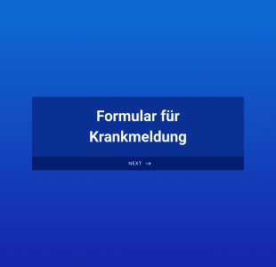 Formular Für Krankmeldung Form Template