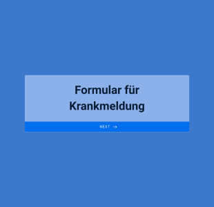 Formular Für Krankmeldung