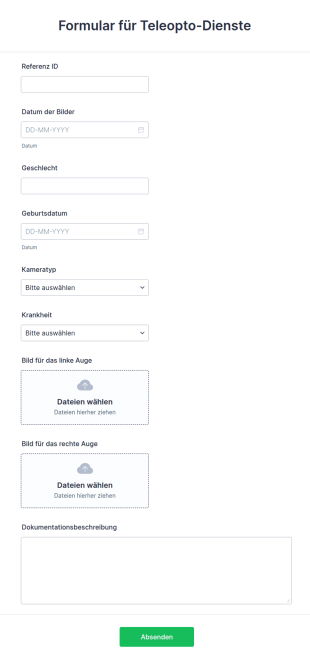 Formular Für Teleopto Dienste