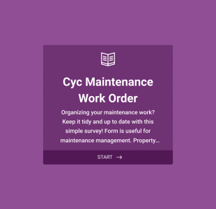 Formular Für Wartungsarbeiten Form Template