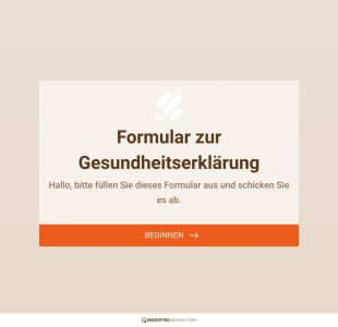 Formular Zur Gesundheitserklärung Form Template
