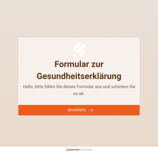 Formular Zur Gesundheitserklärung